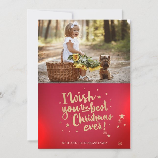 Tu Foto Te Deseo Los Mejores Navidades De La Histo (Anverso)