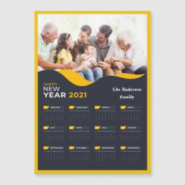Tu foto y nombre personalizables Calendario 2021