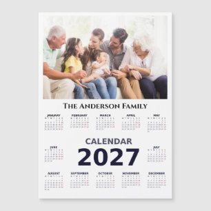 Tu foto y nombre personalizables calendario 2027