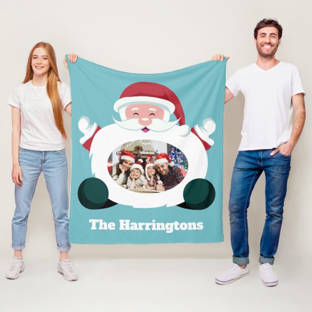 Tu foto y nombre personalizado Santa lanzan mantas (In situ)