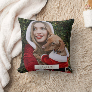 tu foto y tu Cojín decorativo de fotos de perro