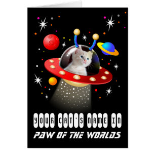 Tu gato en una escena de ciencia ficción de OVNI d