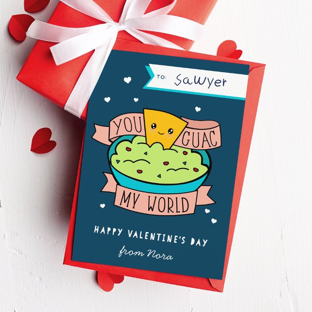 Tu Guac mi tarjeta de Día de San Valentín de clase (Subido por el creador)