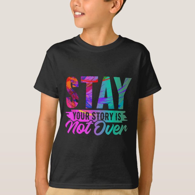 Tu historia no ha terminado Camiseta Prevención de (Anverso)