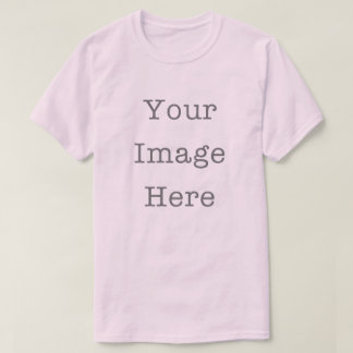 Tu imagen aquí Camiseta rosa personalizable