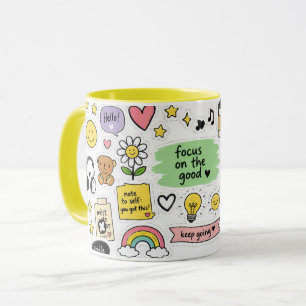 Tú Importas – Taza con Pegatinas Motivacionales