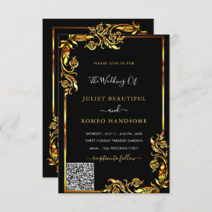 Tu información de código QR Invitación a la Boda d