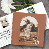 Tu libro de invitados de Boda de Terracotta fotogr