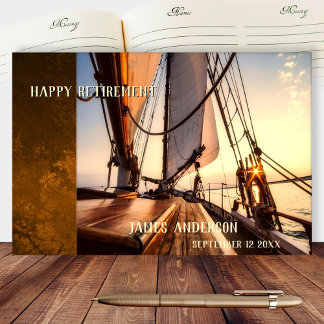 Tu libro de invitados de retiro en barco de vela