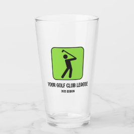 Tu Liga de Golf / Tumbler de Vidrio Temporal
