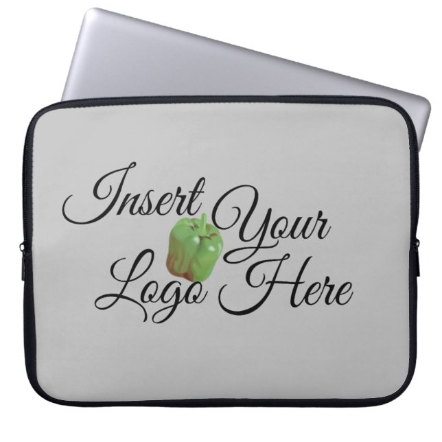 Tu Logo de Zazzle Aquí Funda para Portátil (Frente)