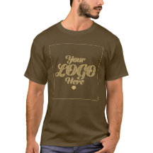 Tu logotipo aquí - Camiseta Personalizado Brown