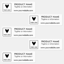 Tu logotipo cuadrado simple minimalista producto