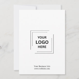 Tu Logotipo Tarjeta Minimalista Corporativa Empr