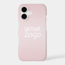 Tu logotipo y elegante ombre rosa blush moderno