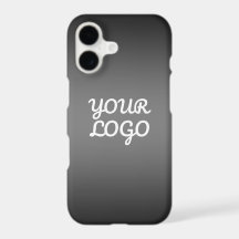Tu logotipo y ombre simple moderno | Gris oscuro