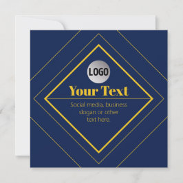 Tu logotipo y plantilla de diseño personalizable