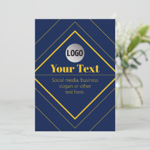 Tu logotipo y plantilla de diseño personalizable