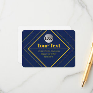 Tu logotipo y plantilla de diseño personalizable