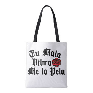Tu mala vibra me la pela bolsa de compras