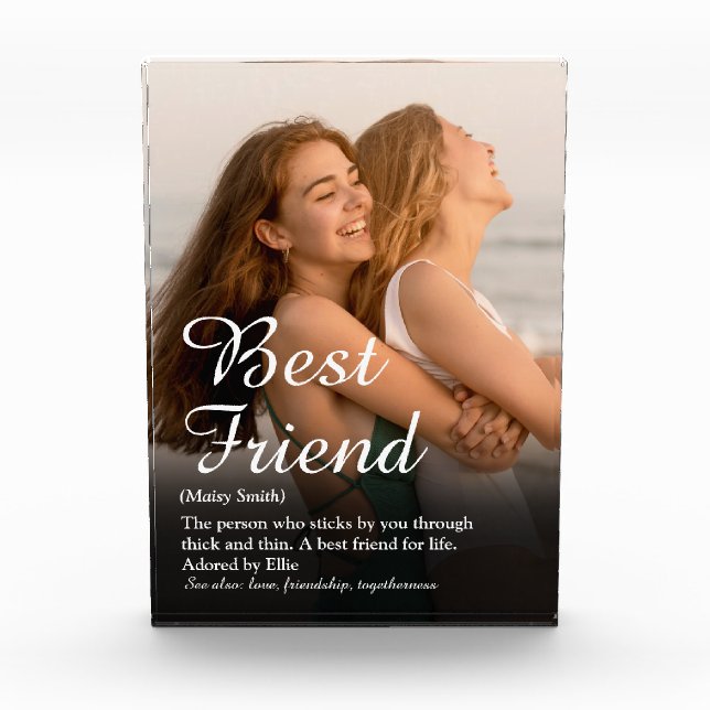 Tu mejor diversión de foto de guión de definición  (Anverso)