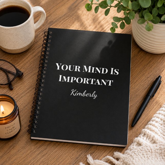 Tu Mente Es Importante Cuaderno Personalizado De B (Subido por el creador)