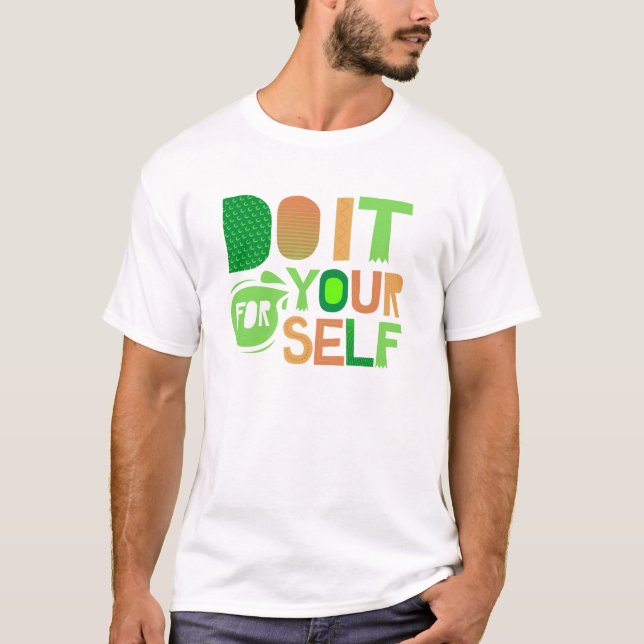 "Tú mismo" Motivación Cita Cita Camiseta (Anverso)