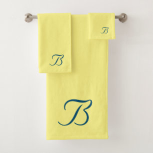 Tu Monograma B Amarillo 