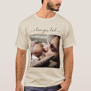 Tu papá foto de un mensaje de regalo de camiseta -