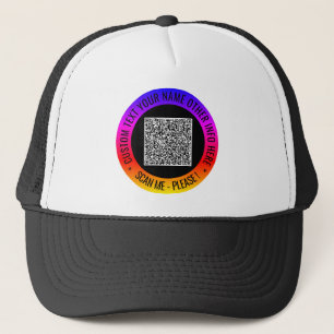 Tu Personalizado de barrido de código QR Sombrero