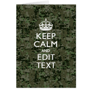 Tu propio texto Camo Digital Woodland mantener la 