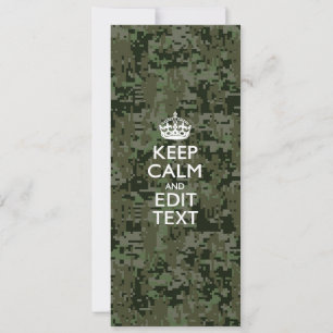 Tu propio texto Camo Digital Woodland mantener la