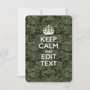 Tu propio texto Camo Digital Woodland mantener la