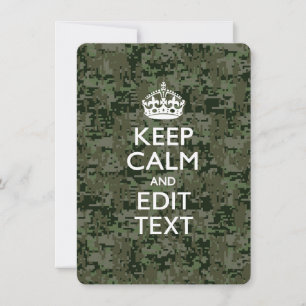 Tu propio texto Camo Digital Woodland mantener la 