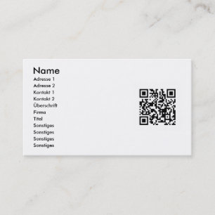 Tu QR código en tarjetas de presentación