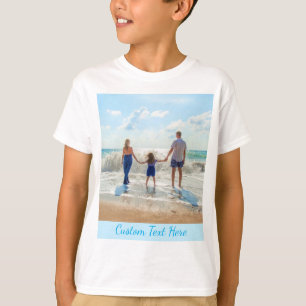 Tu regalo de camiseta para niños fotográficos con 
