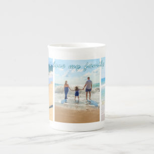 Tu regalo de tazas de Collage de fotos familiar co