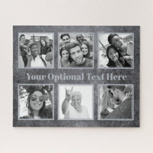 TU rompecabezas de fotos y fotos de texto