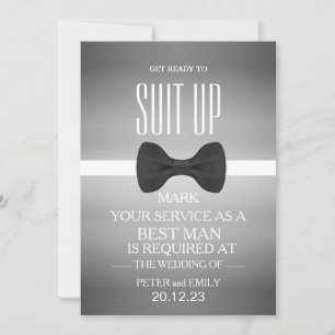 Tu Servicio como Padrino de Boda Invitación