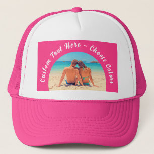 Tu sombrero de camionero fotográfico con texto y c