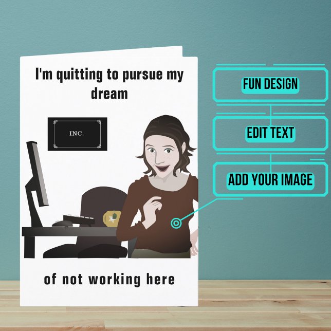 Tu sueño de dejar tu tarjeta de trabajo (Looking for the perfect card for that friend who is about to quit/leave their job?)