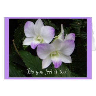 ¿Tú También Lo Sientes? Tarjeta