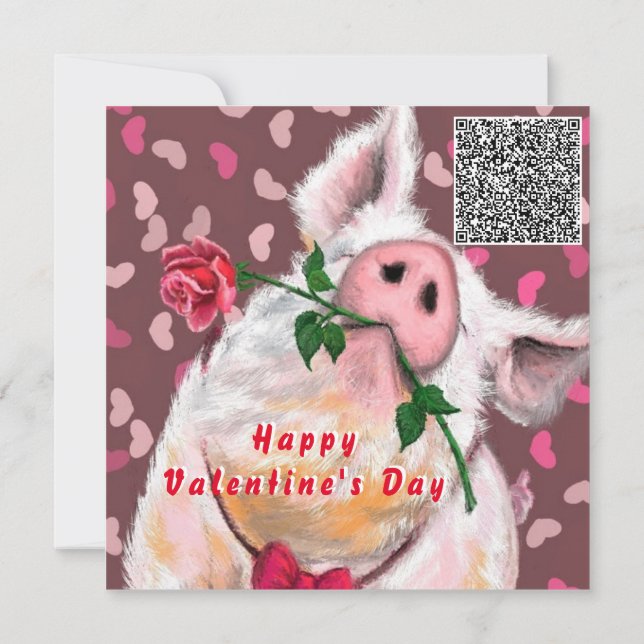 Tu Tarjeta De El día de San Valentín De Deseos De  (Reverso)