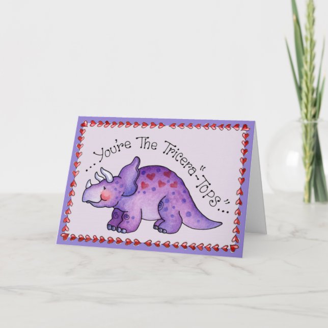 Tu tarjeta de felicitación Tricera-Tops (Anverso)