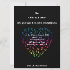 Tu tarjeta de invitación a la boda LGBTQ