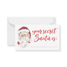 Tu tarjeta secreto de regalo de Santa Regalo Excha