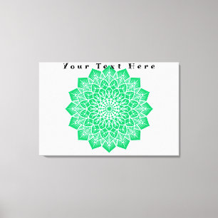 Tu Texto Aquí Arte Personalizado en Lienzo Estirad