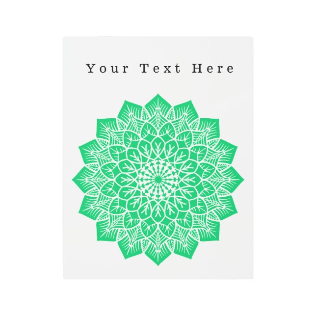 Tu texto aquí Imagen de arte verde Texto arte mura (Anverso)