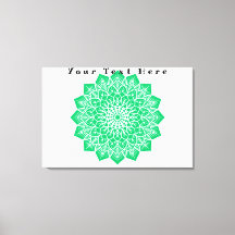 Tu texto aquí Personalizado Arte Estirado Imprimir