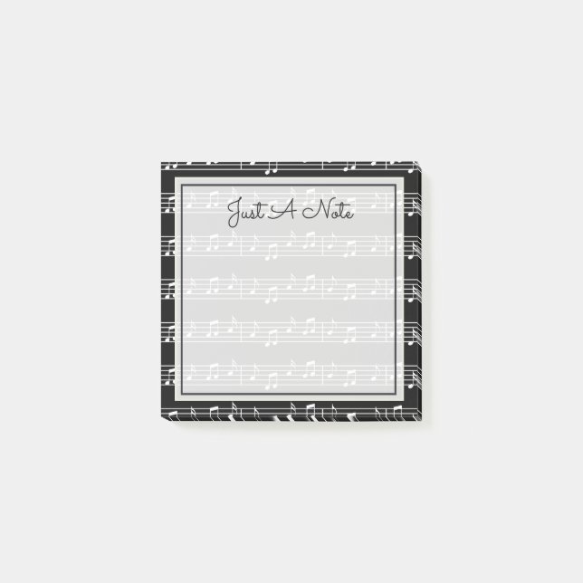 Tu texto | Notas musicales (Anverso)